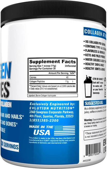 Evolution Nutrition Collagen Peptides 30 Serv