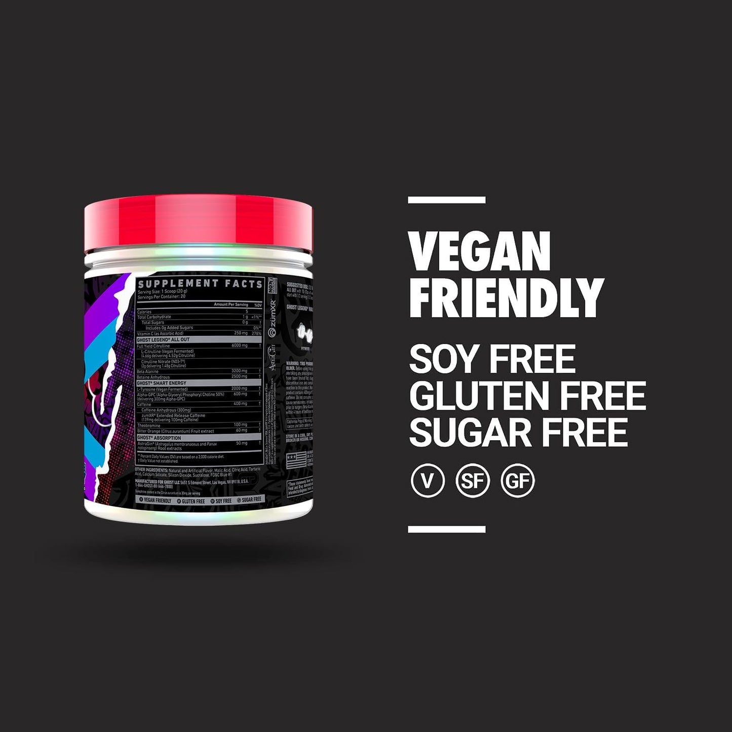 Ghost Legend ALL OUT 20 serv Pre Workout