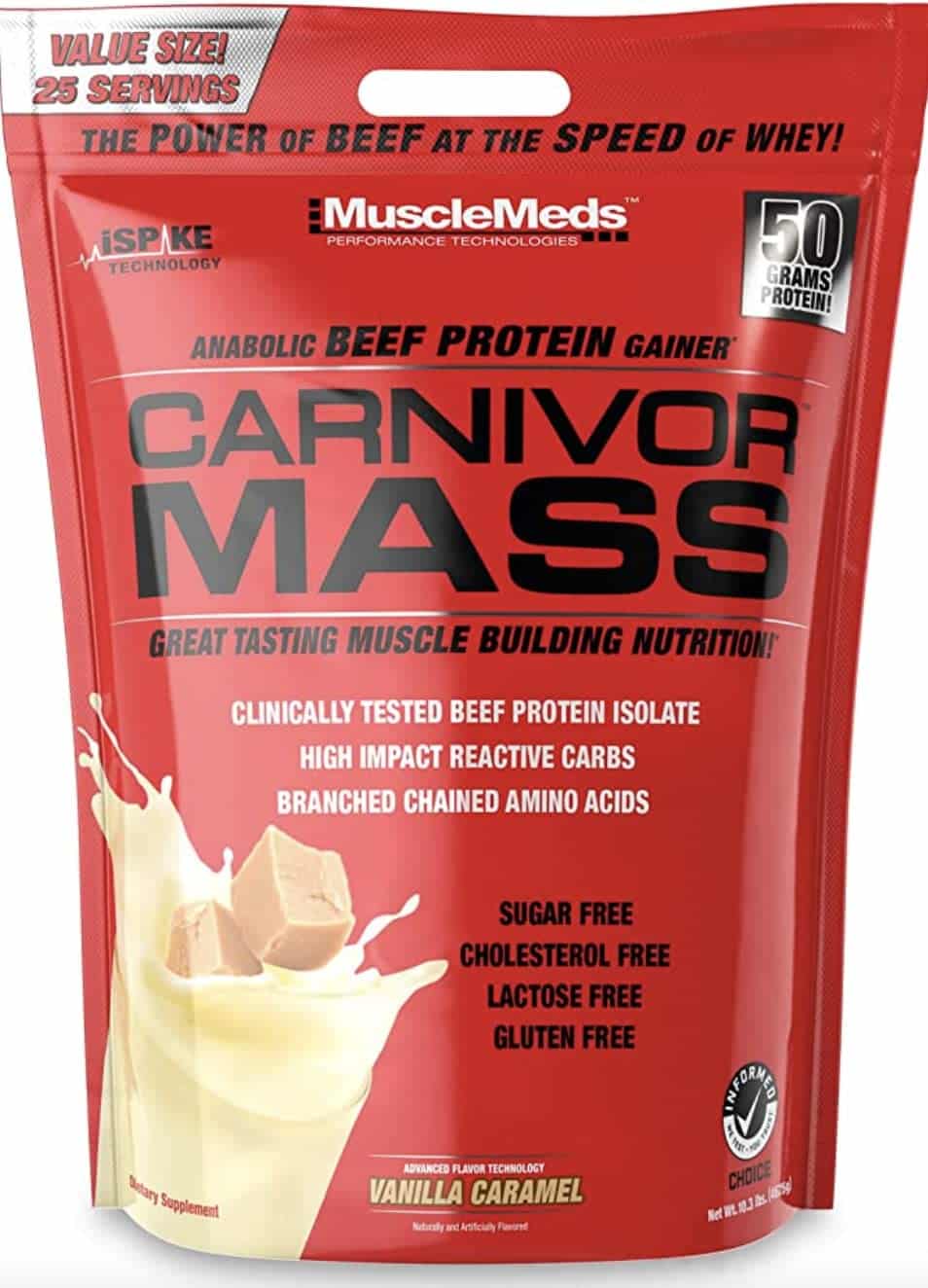 Musclemeds Carnivor Mass 10 Lbs