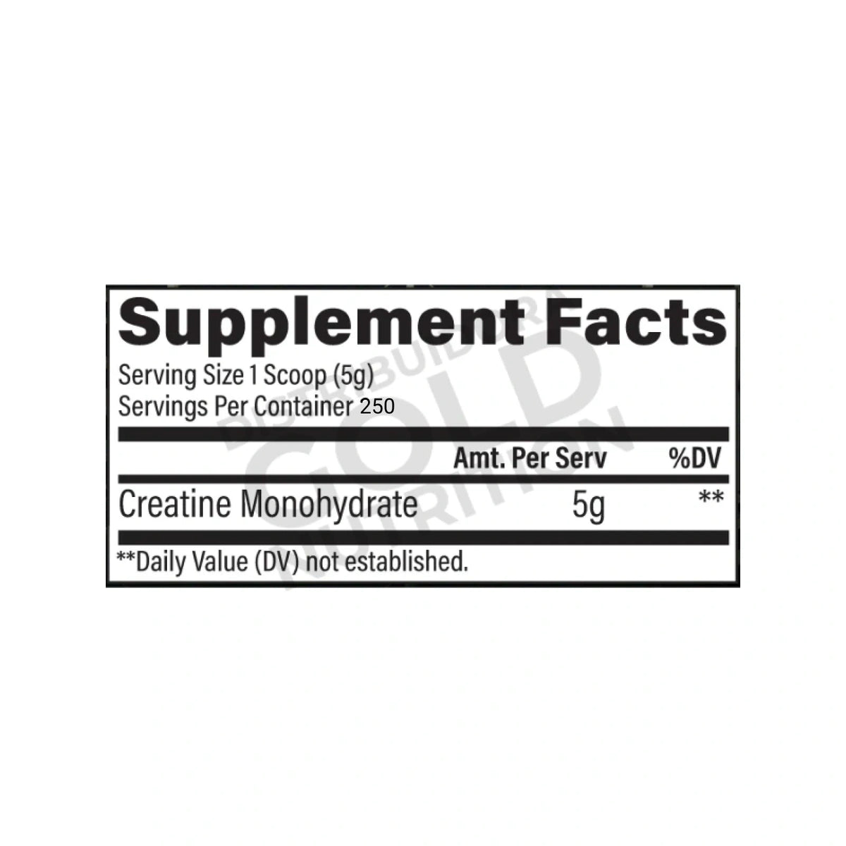 Raw Creatina Monohidratada 1.2 KG, 250 Serv/sin sabor