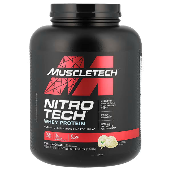 Muscletech Nitrotech Whey Protein Builder (Perfomance) 4 lbs