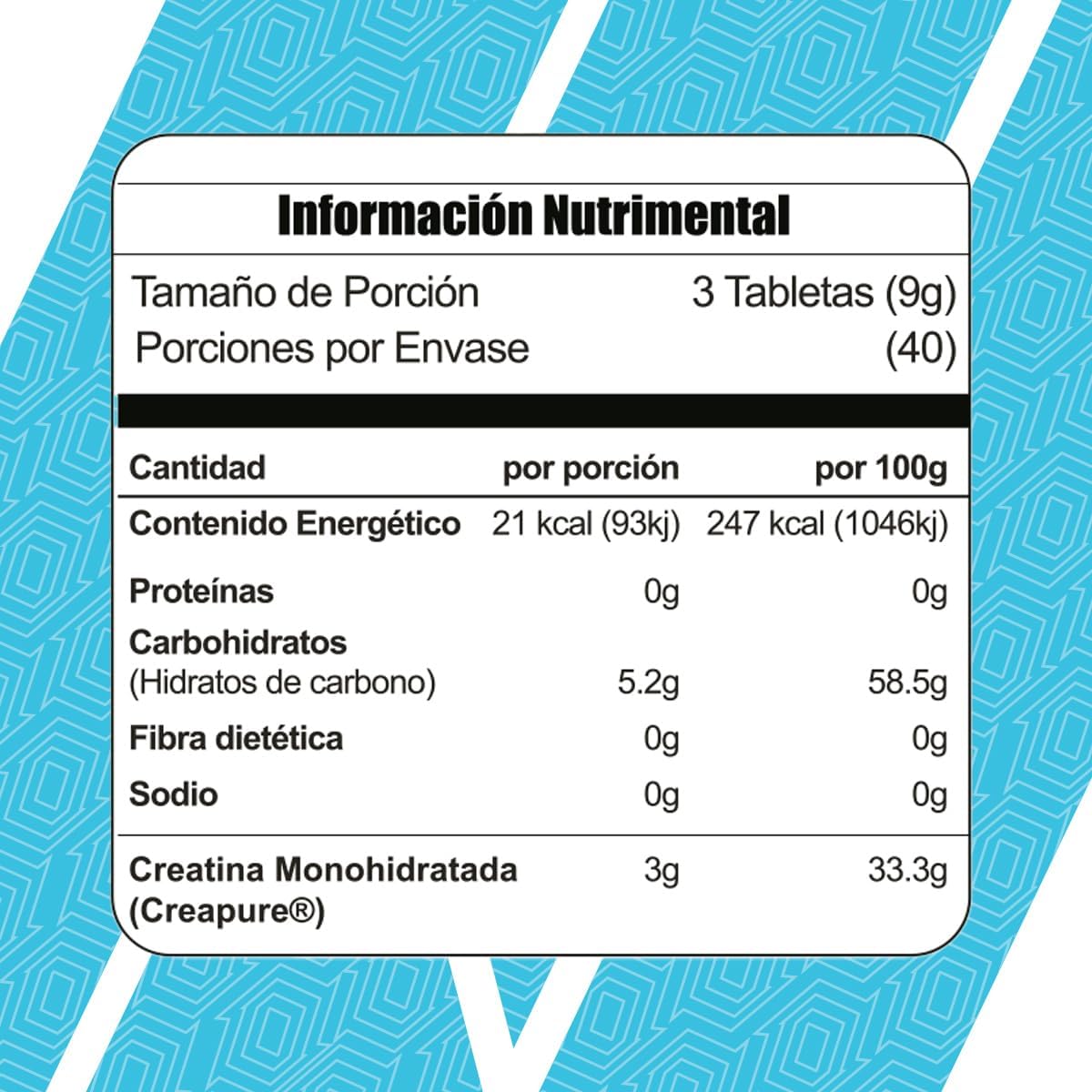 Meta Creapure Masticable 120 Tabs