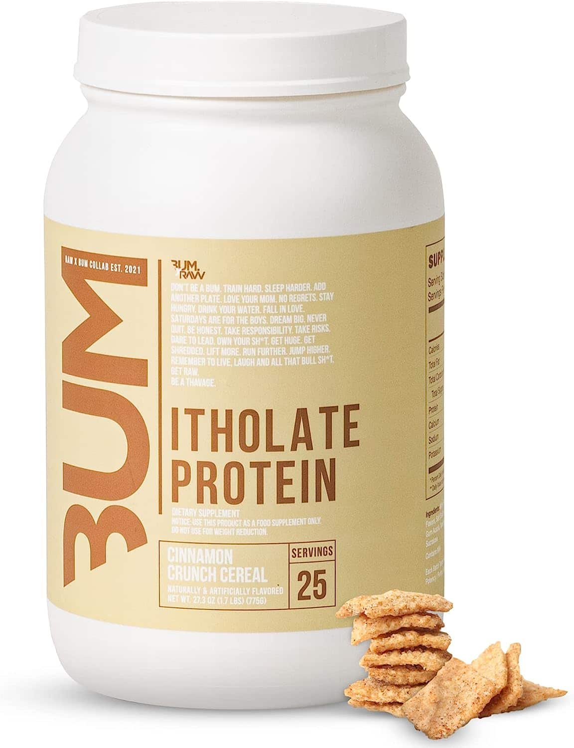 Raw Cbum ISO Protein Itholate 25 serv