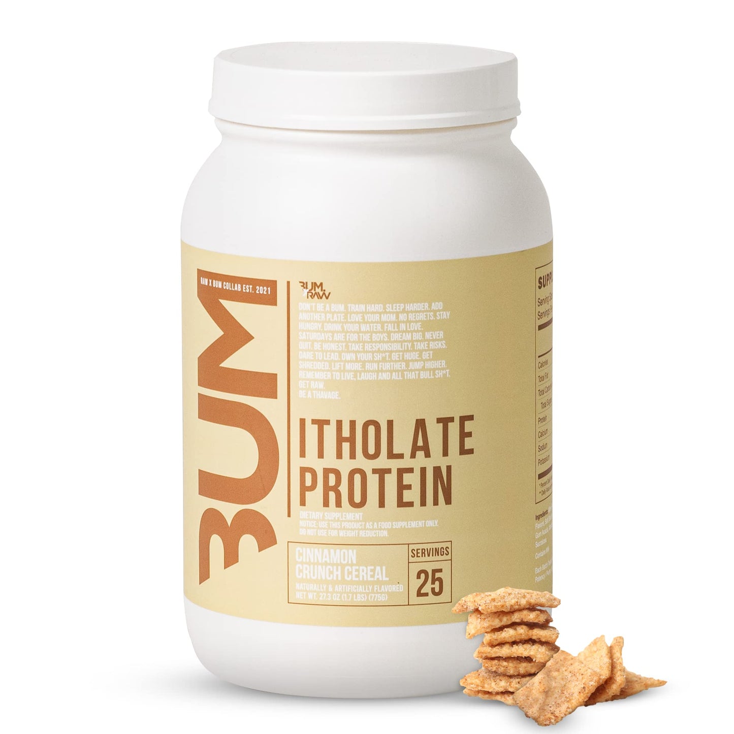 Raw Cbum ISO Protein Itholate 25 serv
