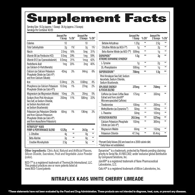 Gat Nitraflex "KAOS" 40 serv by Jeremy Buendia