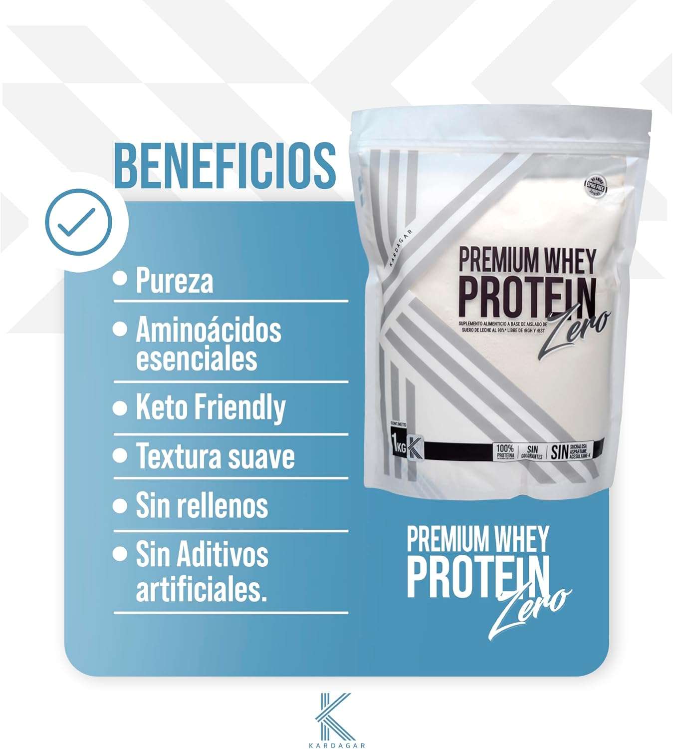Orgasmic Naked zero carb 1 Kg Sin sabor, By Kardagar