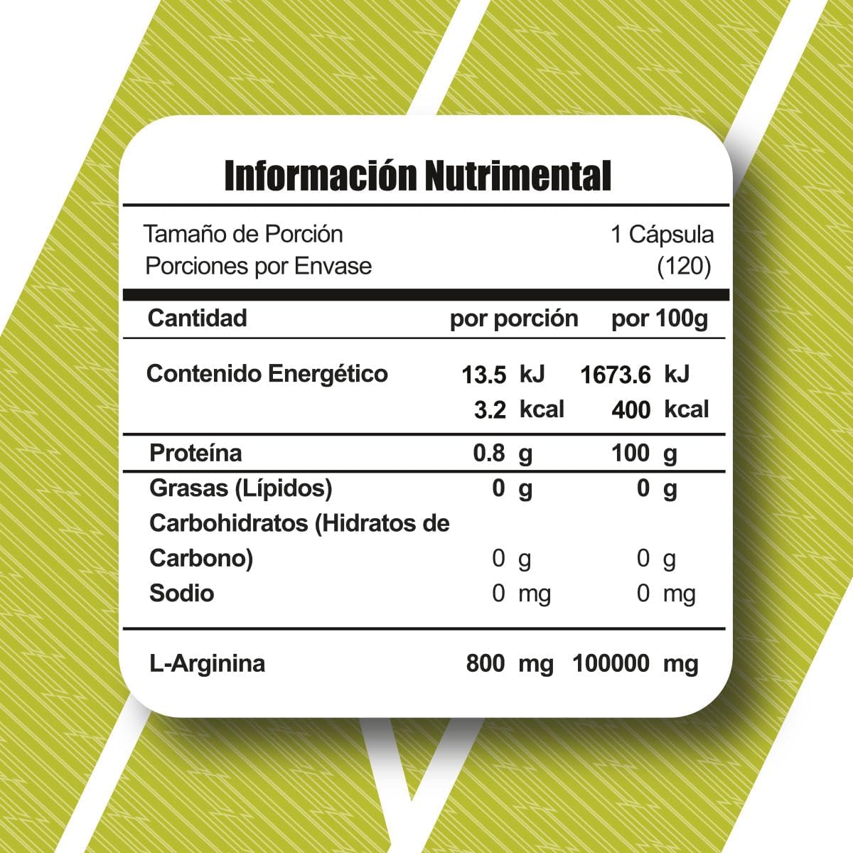 Meta Arginine 120 Caps