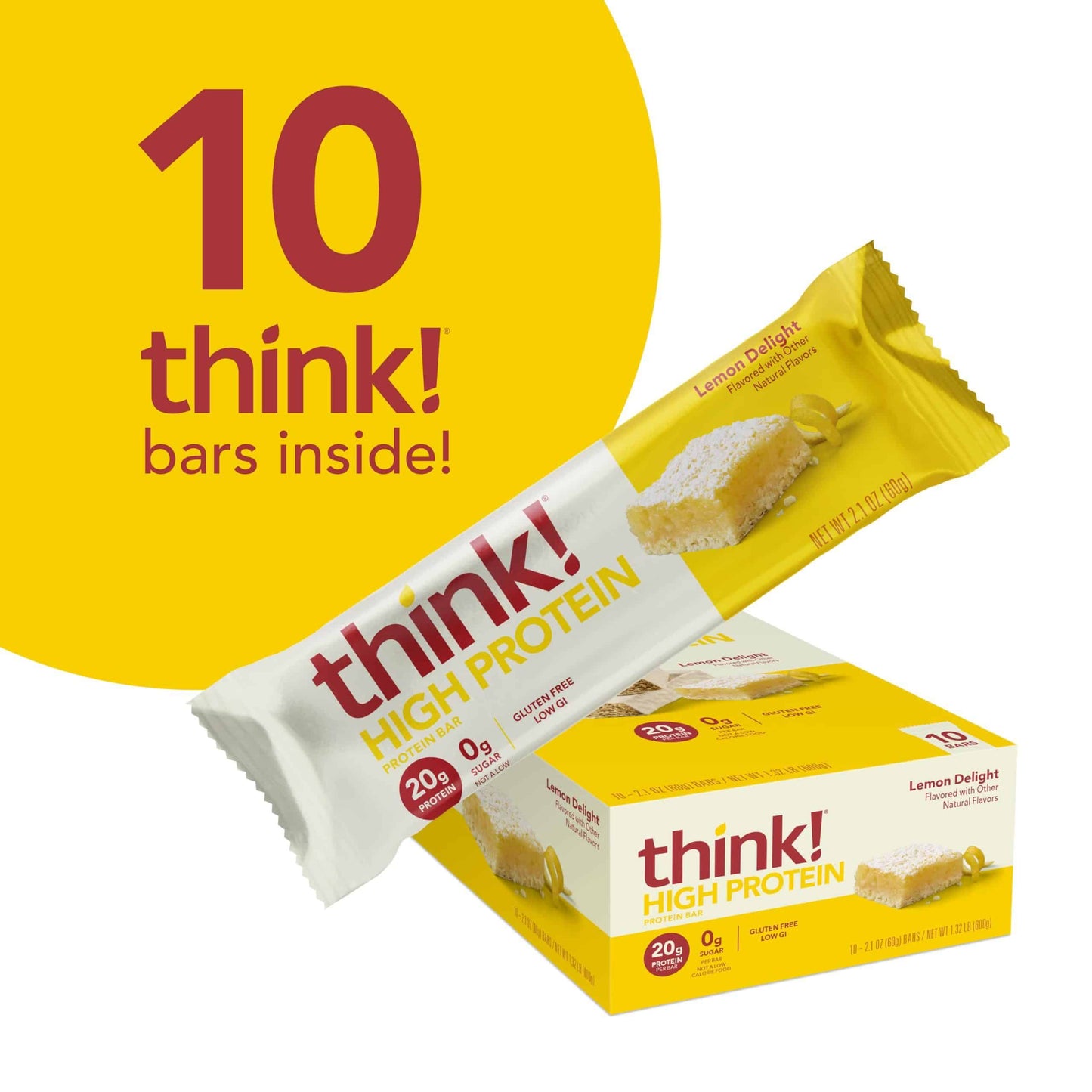 Barra Proteina Think High Protein 10 pz