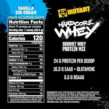 Mutant Hardcore Whey 5 Lbs