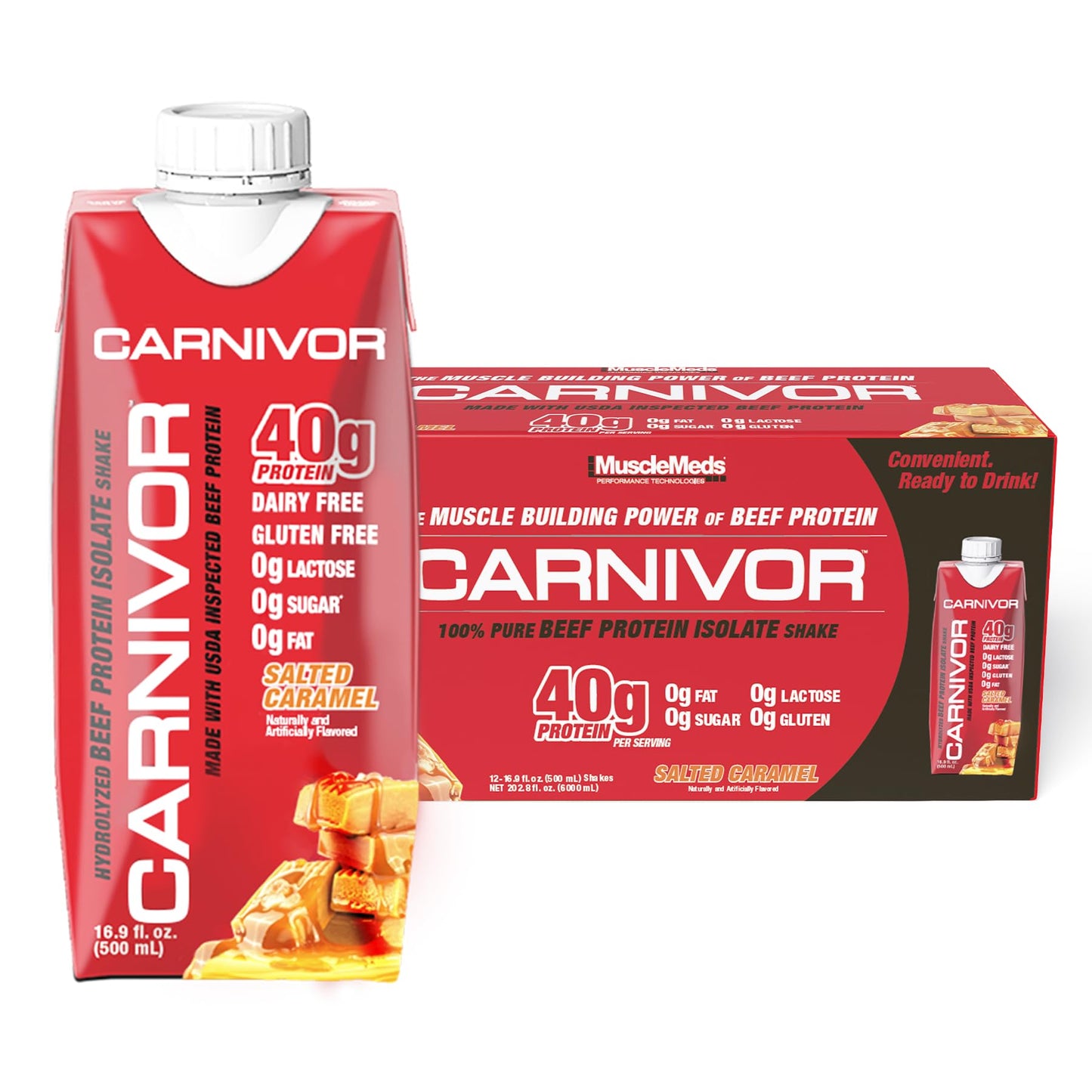 Musclemeds Carnivor RTD 16.9 Oz/500 ML 24 PZA