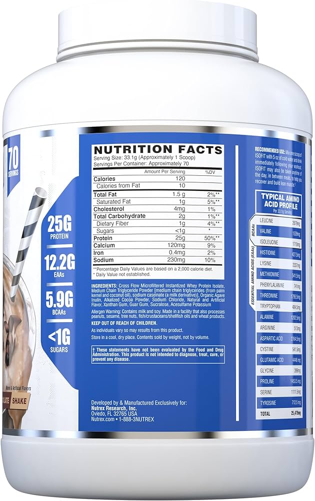 Nutrex ISOFIT 5 Lbs