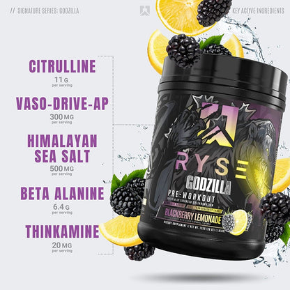 Ryse Godzilla Pre Workout 20/40 serv