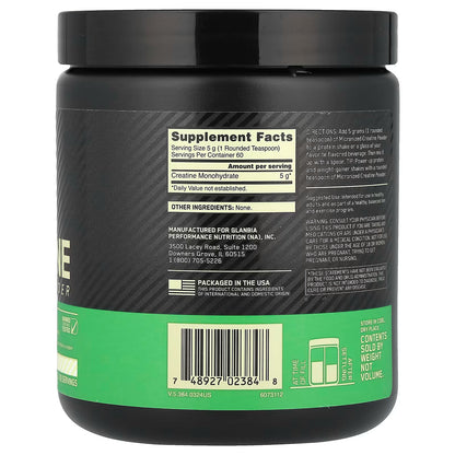 Optimum Nutrition Creatina Micronizada 300 grs (sin scoop)