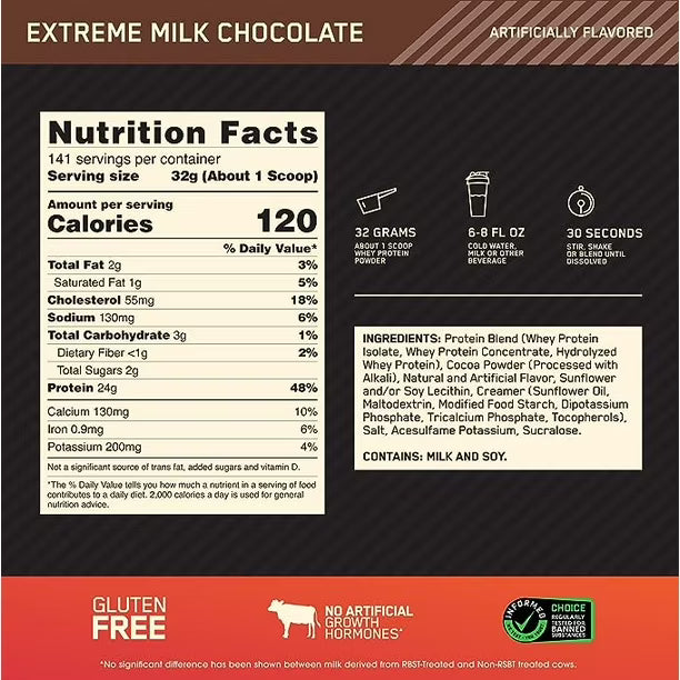 Optimum Nutrition Whey Gold 10 lbs Costal