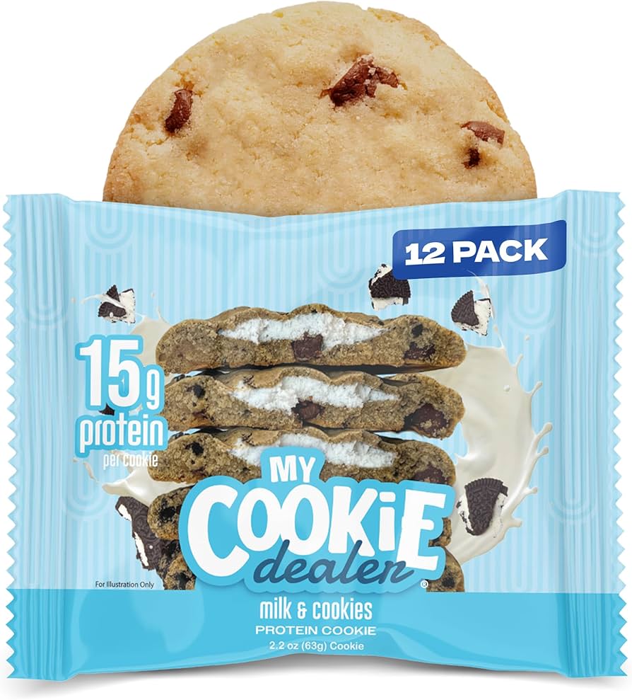 Raw My Cookie Dealer Galleta Vegana 12 pack by Cbum (Version 63 grs Pequeña)
