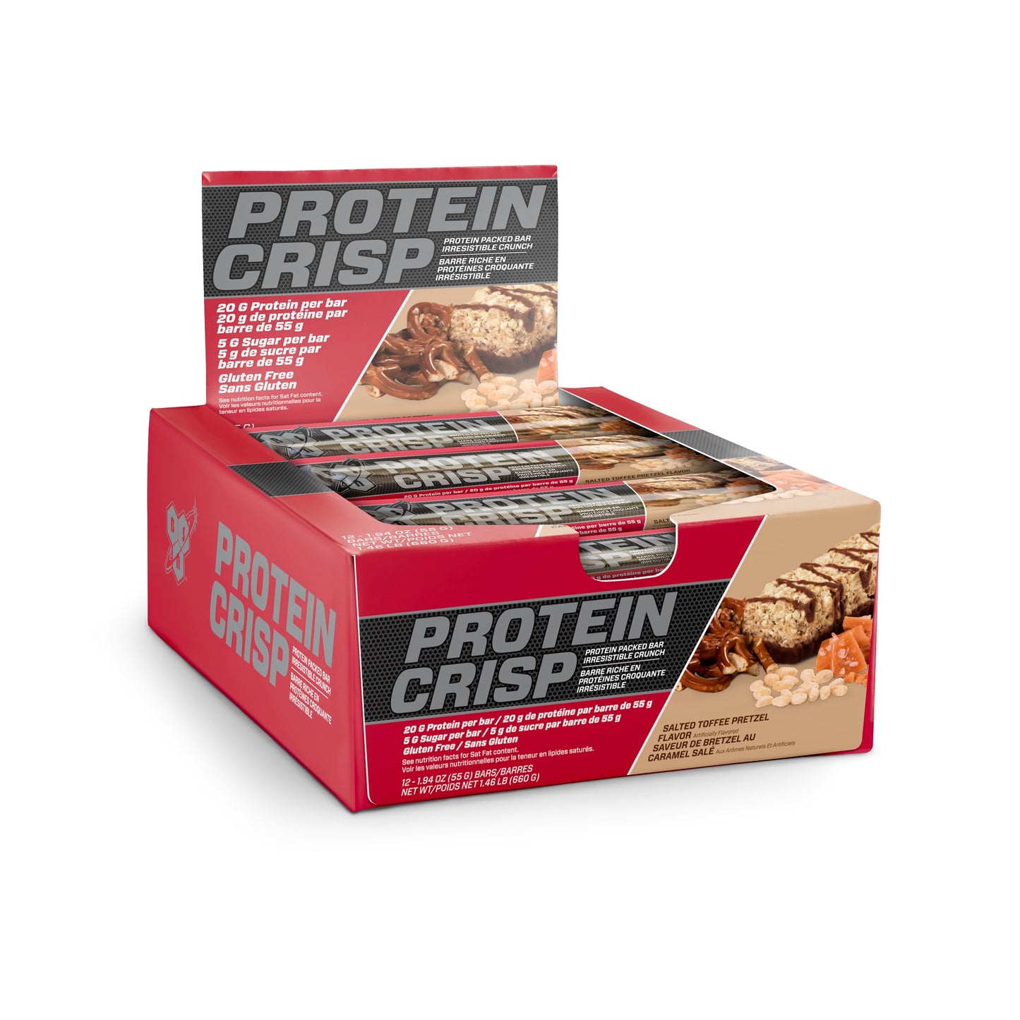 BSN PROTEIN CRISP 12 Barras