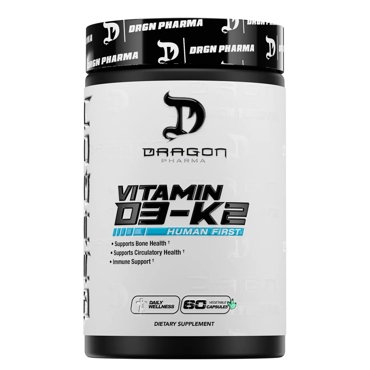 Dragon Pharma Vitamin D3-K2 - 60ct