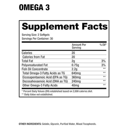 Dragon Pharma Omega 3 - 60ct