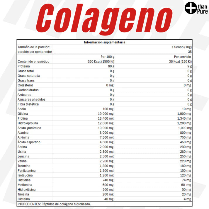More Than Pure Collagen Hydrolized 35 Serv