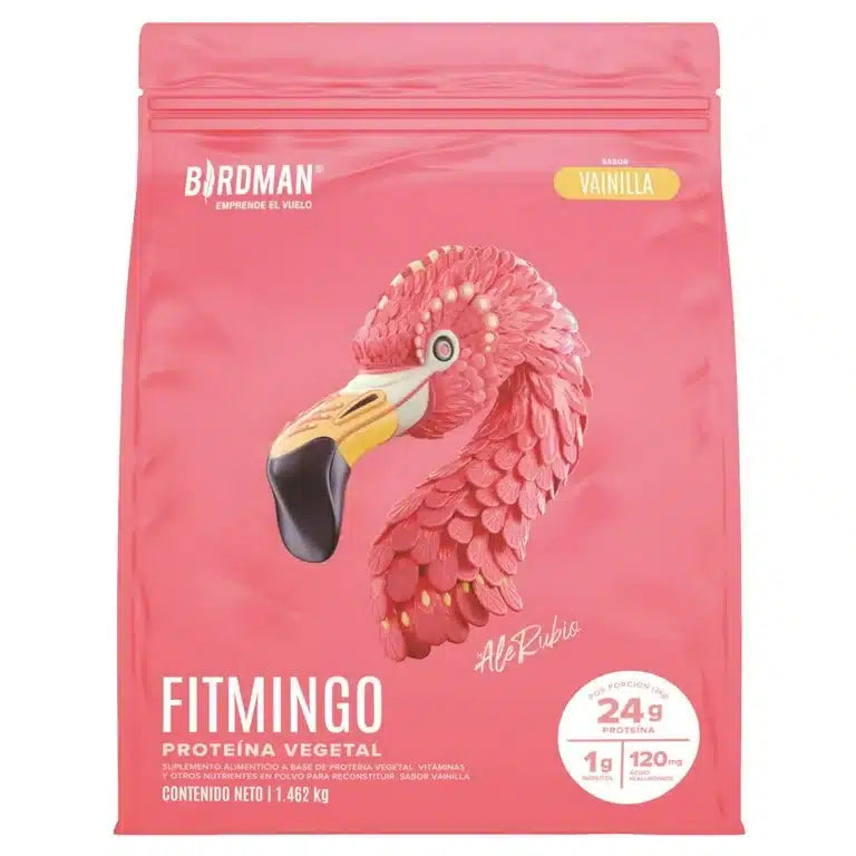 Birdman Fitmingo Proteína Vegetal en Polvo Sabor Vainilla 1.462 kg