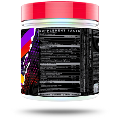 Ghost Legend ALL OUT 20 serv Pre Workout