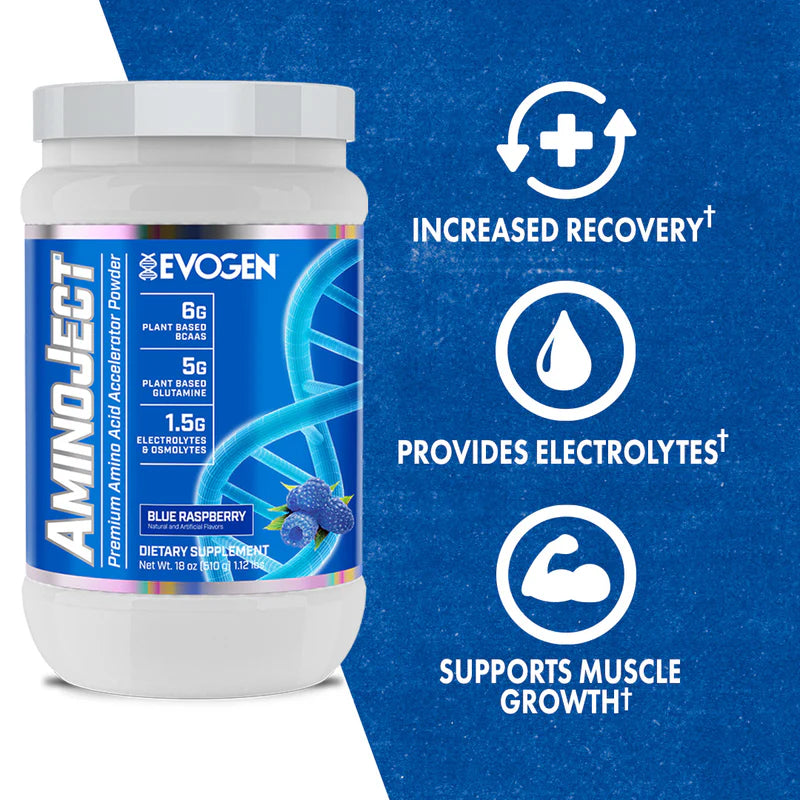 Evogen Aminoject 30 serv Premium Aminoacidos