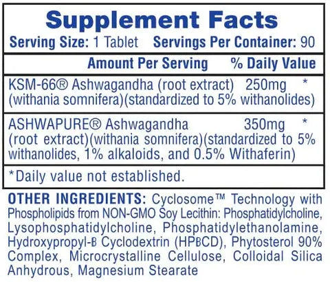 Hi-Tech Ashwagandha 90 Ct