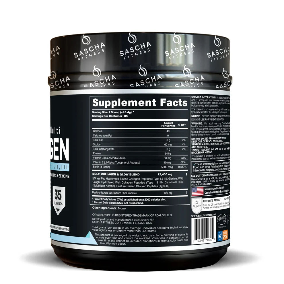 Sascha Fitness Hydrolized Collagen 35 Serv