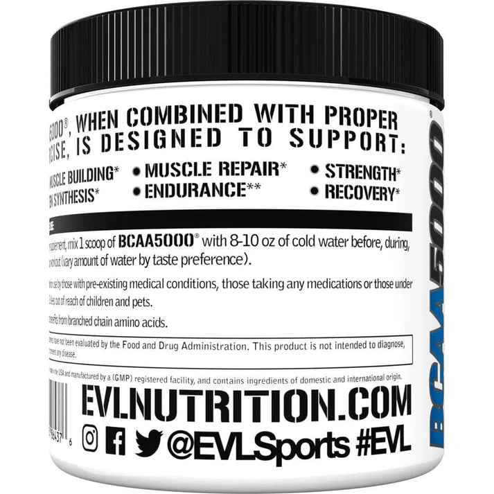 Evolution Nutrition BCAA 5000 30 Serv