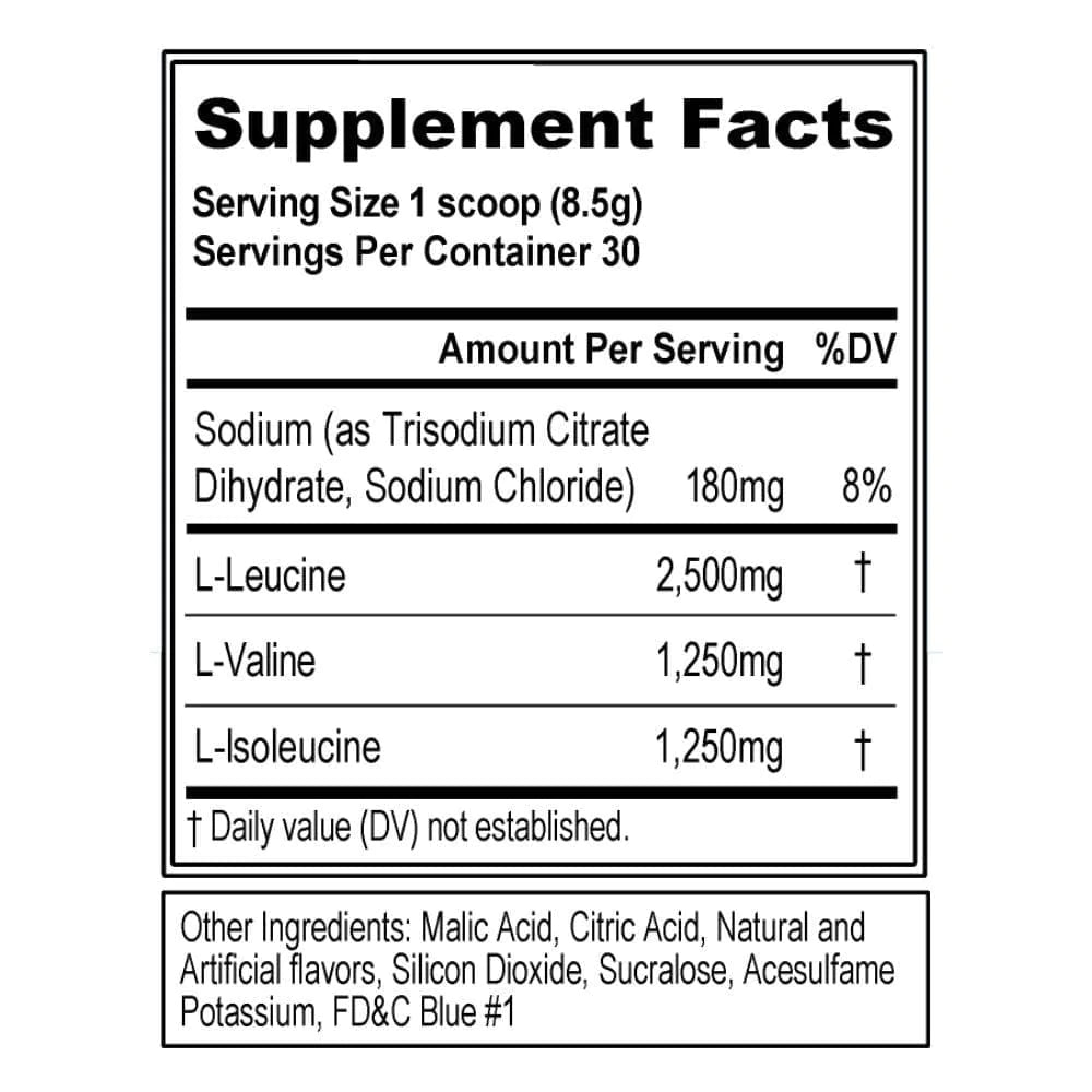 Evolution Nutrition BCAA 5000 30 Serv