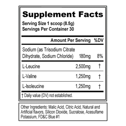 Evolution Nutrition BCAA 5000 30 Serv