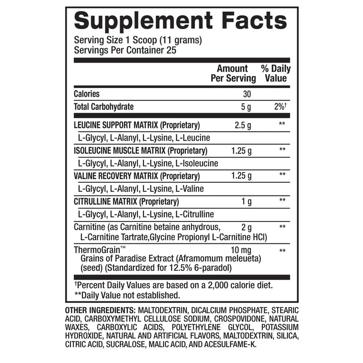BPI Best BCAA Shredded 25 Servicios