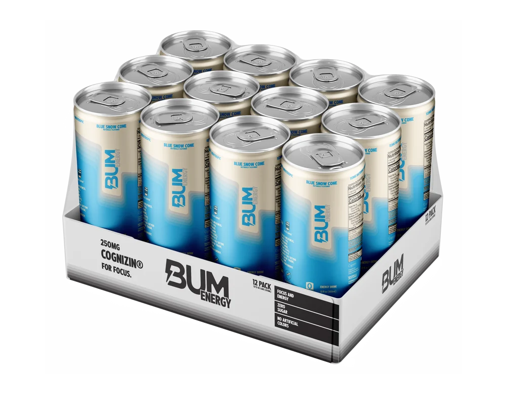 Raw BUM energy 12 Pack (12 oz) x 2 (24 piezas)