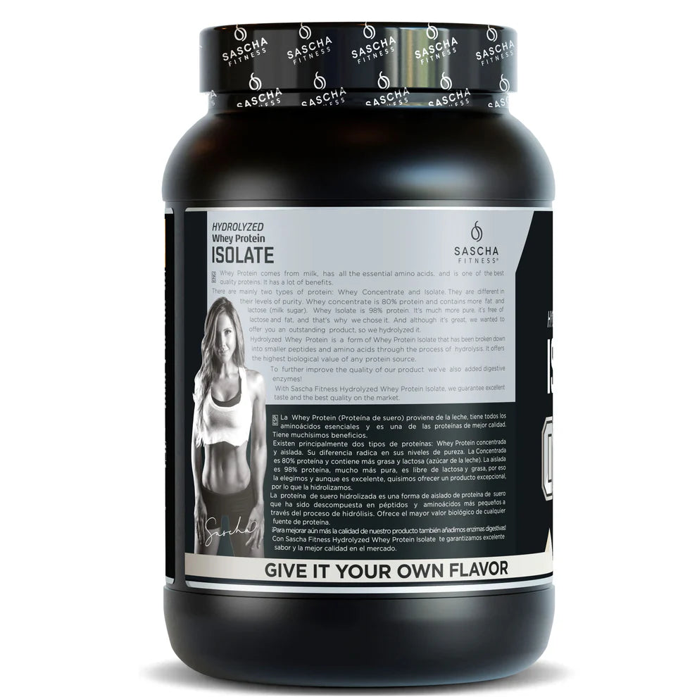 Sascha Fitness Hydrolyzed Whey Protein 2 Lbs