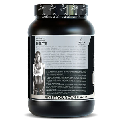 Sascha Fitness Hydrolyzed Whey Protein 2 Lbs