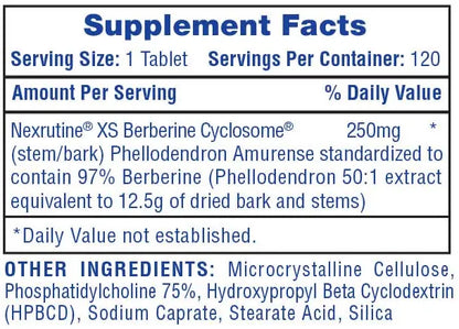 Hi-Tech Berberine 250 Mg 120 Ct