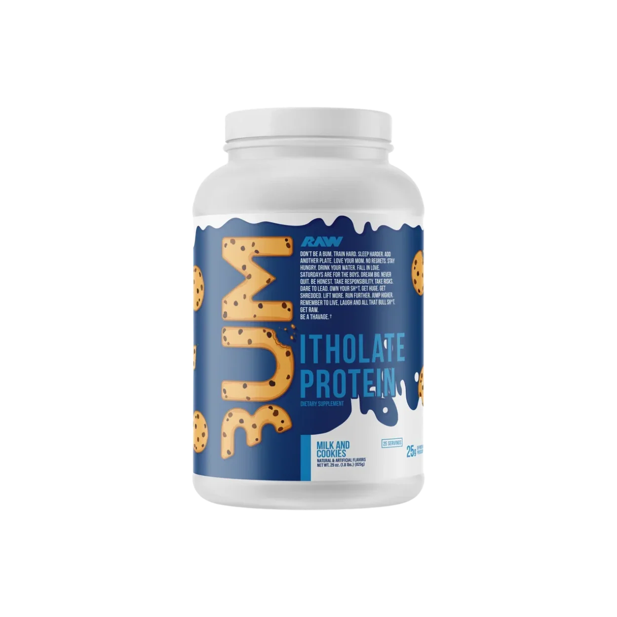 Raw Cbum ISO Protein Itholate 25 serv