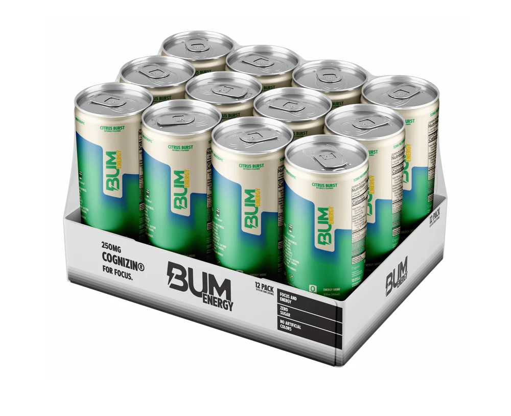 Raw BUM energy 12 Pack (12 oz) x 2 (24 piezas)