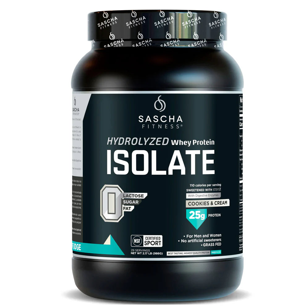 Sascha Fitness Hydrolyzed Whey Protein 2 Lbs