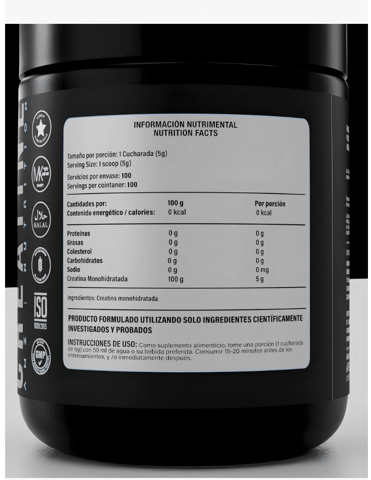 AMZ Creatina Monohidratada 500 Grs