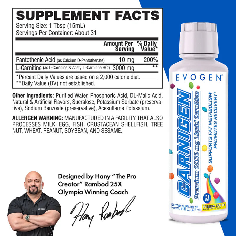 Evogen Carnigen Liquid 16 oz