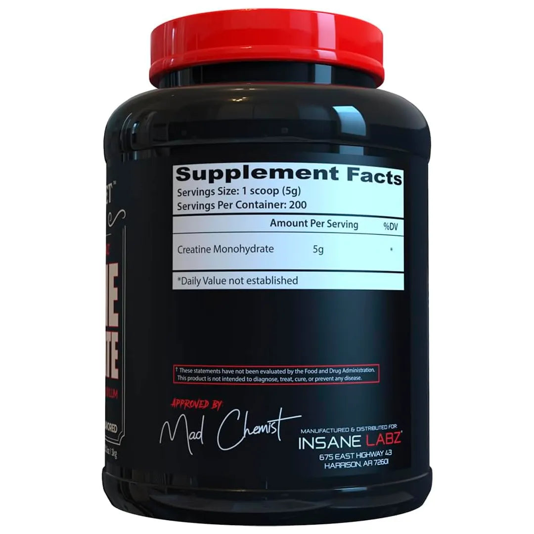 Insane Labz Creatine Monohydrated 1000 grs.