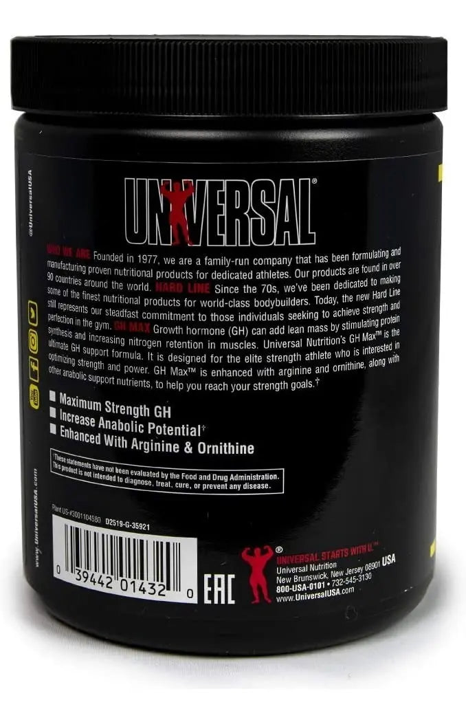 Universal Animal GH MAX 180 Tabs