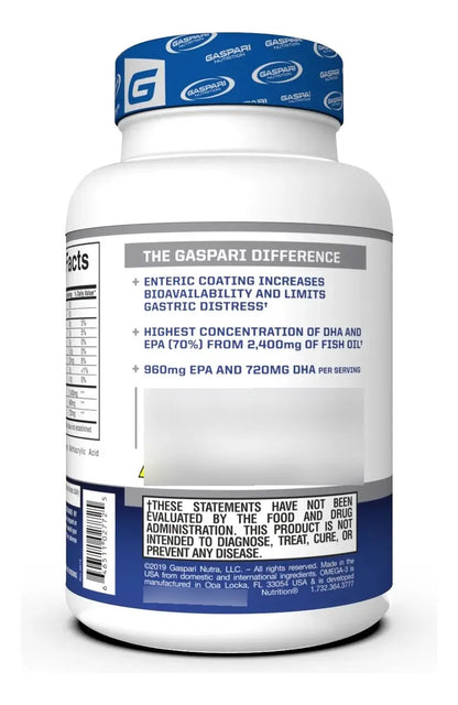 Gaspari Omega 3 Fish Oil 60 Soft Gels