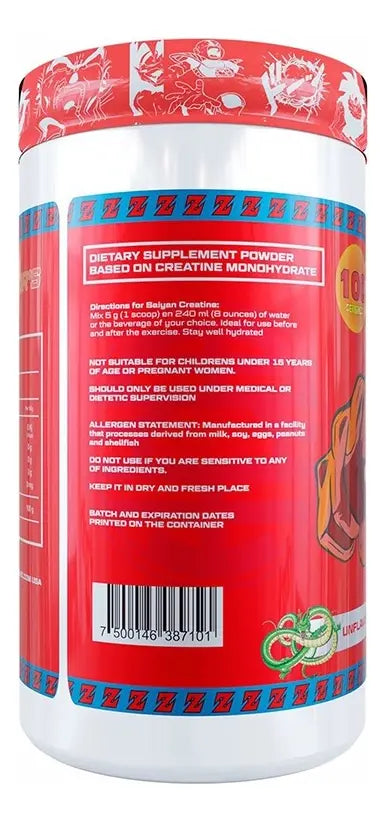 Saiyan Creatina 500 Grs