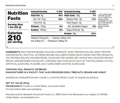 Barebells Protein Bars 12 Pack