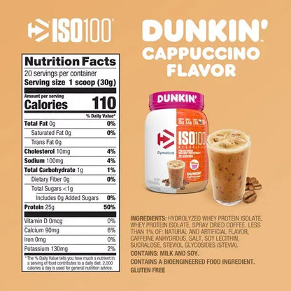 Dymatize ISO 100 5 LBS "DUNKIN" Edicion Limitada