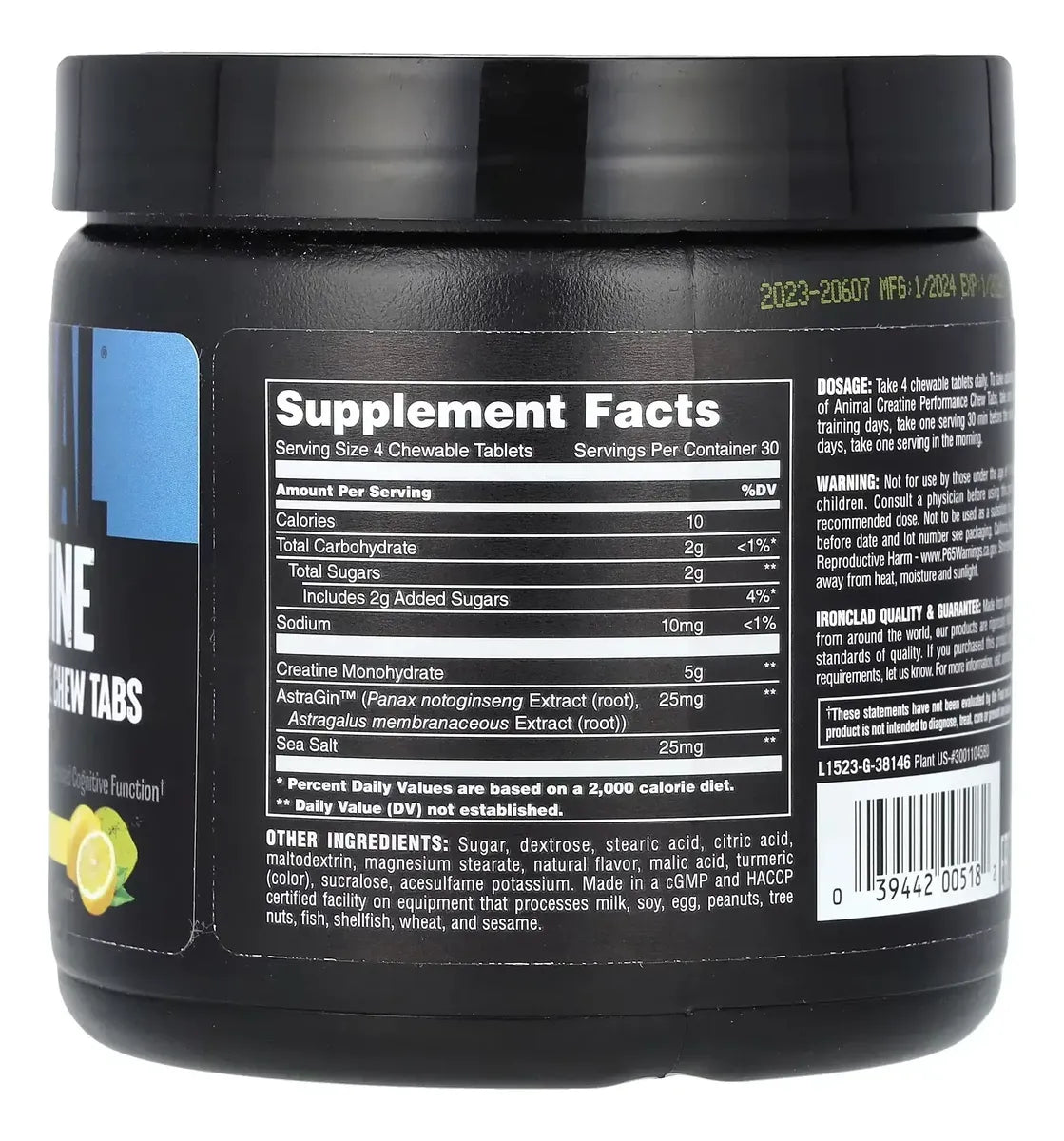 Universal Animal Performance Chews 30 Serv