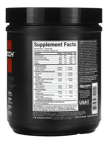 Muscletech Vapor X5, 30 Serv