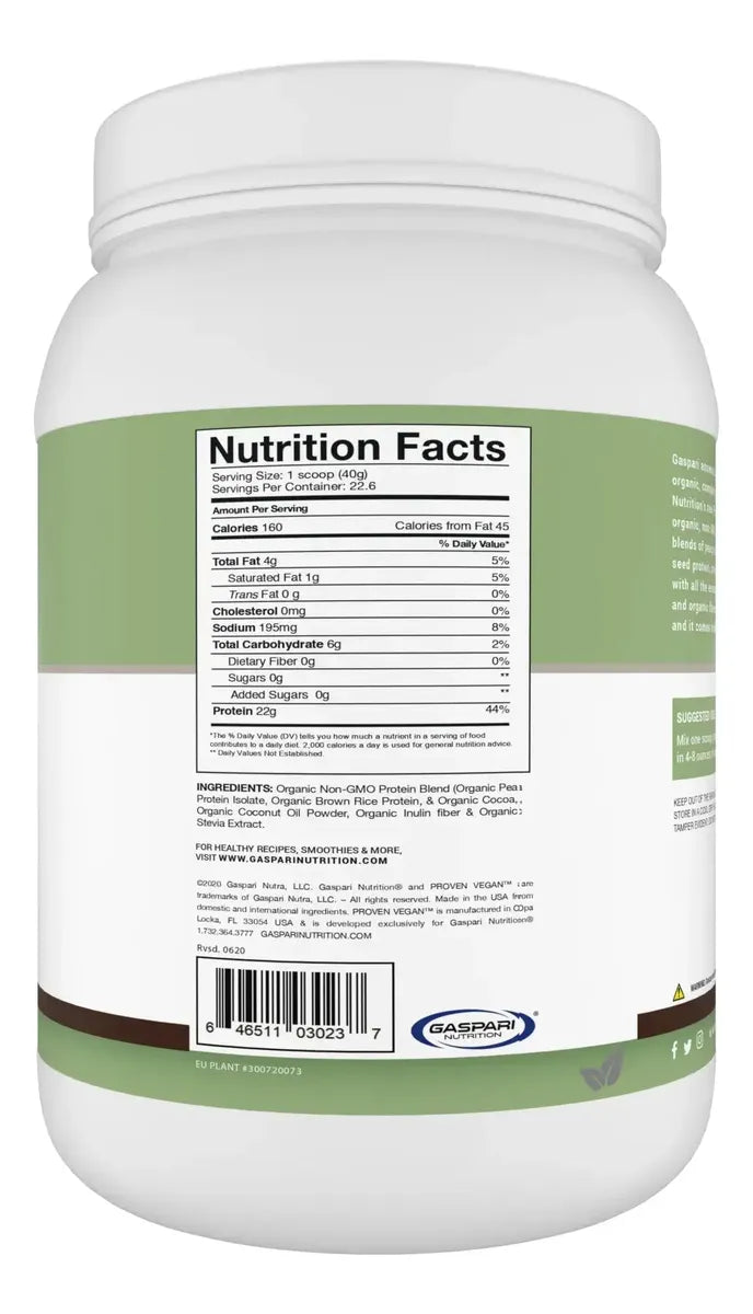 Gaspari Proven Vegan Protein 2 Lb